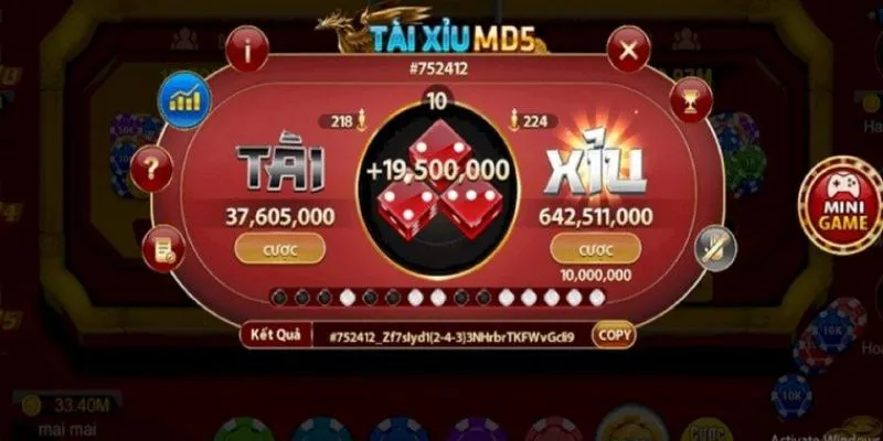 Trải nghiệm chơi tài xỉu MD5 tại Hi88 – Cơ hội thắng lớn 2 Tìm hiểu khái quát về trò chơi tài xỉu MD5