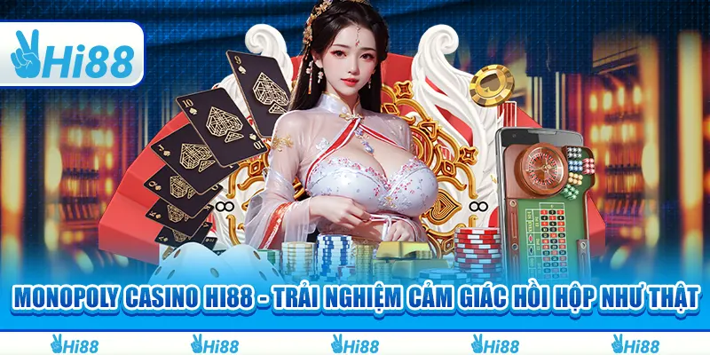 Monopoly Casino Hi88 - Trải nghiệm cảm giác hồi hộp như thật 1 Monopoly Casino Hi88 - Trải nghiệm cảm giác hồi hộp như thật