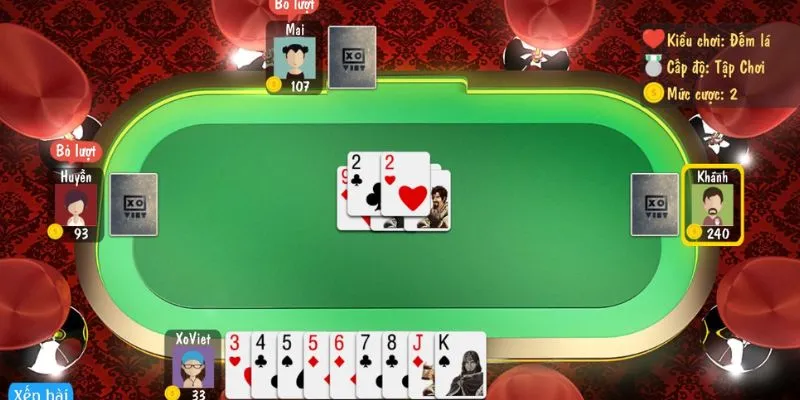 Các kiểu bài phổ biến trong tiến lên