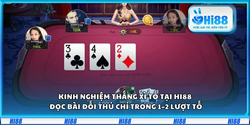 Kinh nghiệm thắng Xì Tố tại Hi88: Đọc bài đối thủ chỉ trong 1–2 lượt tố 7 Kinh nghiệm thắng Xì Tố tại Hi88: Đọc bài đối thủ chỉ trong 1–2 lượt tố