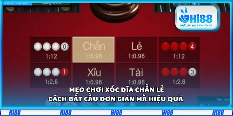 Mẹo chơi Xóc Đĩa chẵn lẻ: Cách bắt cầu đơn giản mà hiệu quả 6 Mẹo chơi Xóc Đĩa chẵn lẻ: Cách bắt cầu đơn giản mà hiệu quả